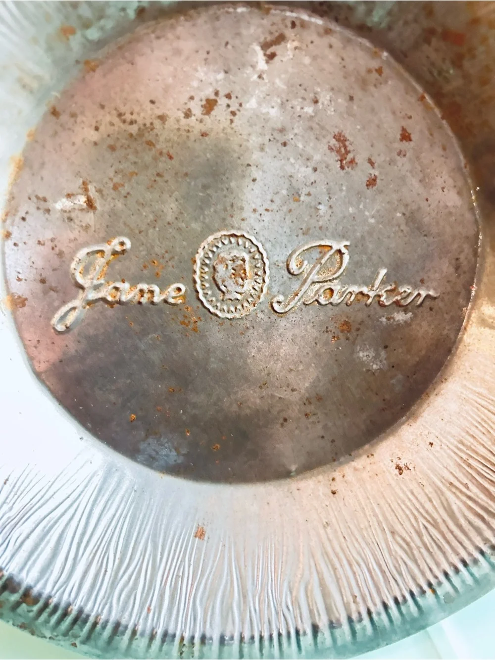 Vintage Jane Parker pie tin